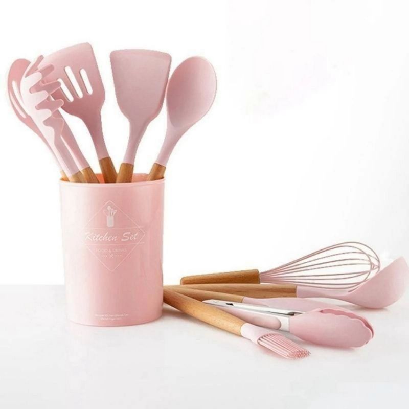 Comprar Set 12 Utensilios De Cocina Silicona Res en Electroshopy - Ángulo 2